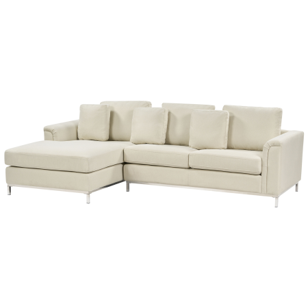 OSLO 4-Seater Corner Sofa Beige Right [3]
