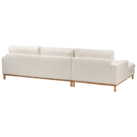 4-seater corner sofa SIGGARD Boucle White Right [5]