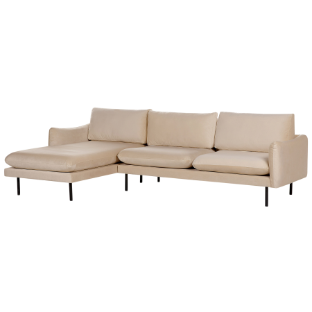 VINTERBRO 4-seater corner sofa Right velvet Beige [3]