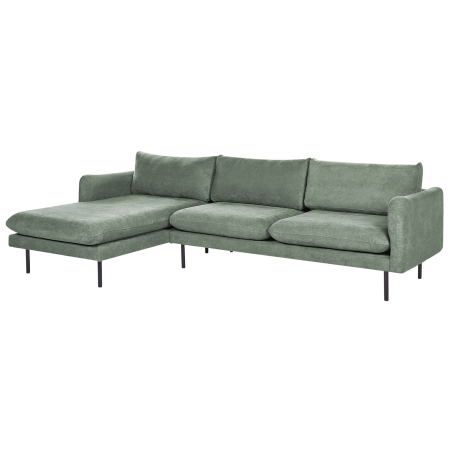 VINTERBRO 4-seater corner sofa Light green Right [3]