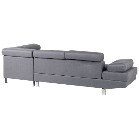 5-seater corner sofa NORREA Grey Left [6]