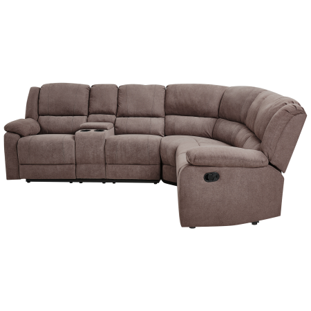 5-seater corner sofa bed ROKKE Taupe Left [5]
