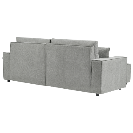 Colțar extensibil cu 3 locuri KARILA  Gri cu depozitare Dreapta [4]