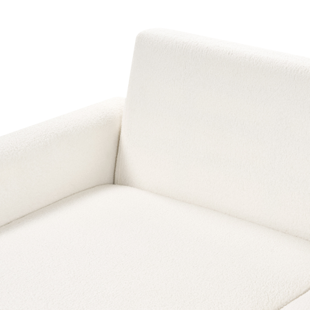 Colțar extensibil cu 3 locuri SIRO Boucle Alb-murdar cu depozitare Dreapta [8]