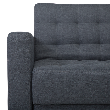 4-seater modular corner sofa ABERDEEN Dark grey with ottoman Left [8]