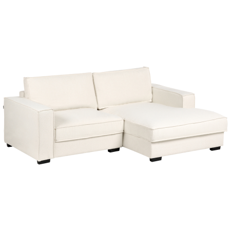 Corner sofa KOLDING Boucle Light Beige Left [4]