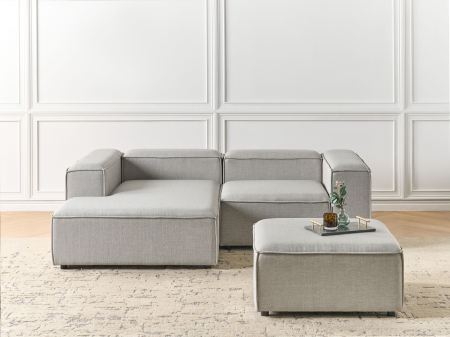 Canapea modulară - ARDAL 3-seater modular corner sofa Light Grey Right