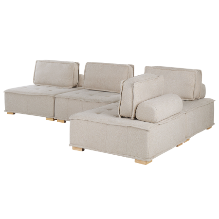 4-seater corner sofa TIBRO Light beige Right [5]
