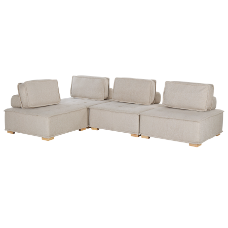 4-seater corner sofa TIBRO Light beige Right [3]