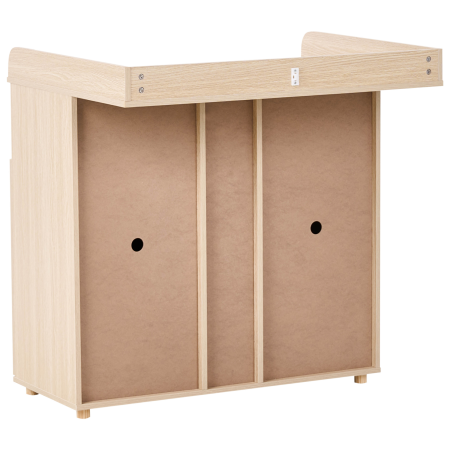 Comodă cu masă pentru înfășat DELISLE Maro deschis [5]