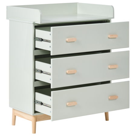 Comodă cu masă pentru înfășat QUILPIE Verde deschis [3]