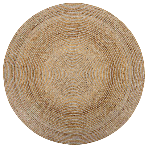 Covor AKBELEN Bej ø 140 cm Iută [3]