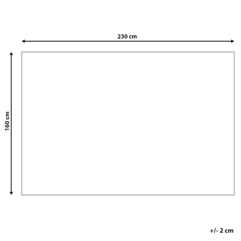 Covor AMDO Gri deschis 160 x 230 cm [2]