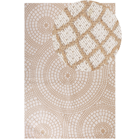 Carpet ARIBA White Beige 200 x 300 cm Jute [1]