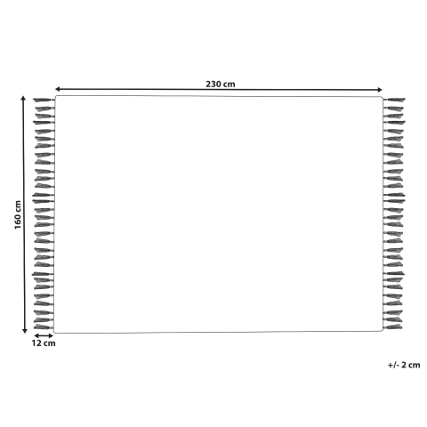 BADEMLI Rug Off-white 160 x 230 cm [2]