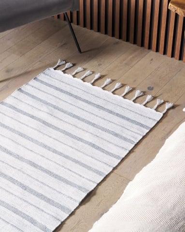 Covor împletit - Rug BADEMLI Off-white 80 x 150 cm