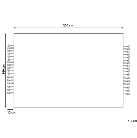 BERISSA Rug Beige 140 x 200 cm Jute [2]