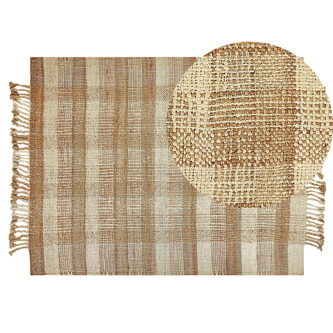 BERISSA Rug Beige 140 x 200 cm Jute [1]