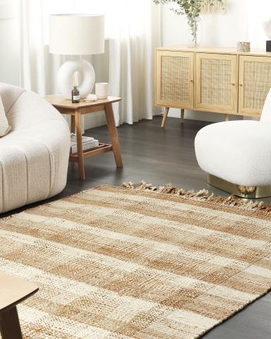 Carpets - BERISSA Rug Beige 160 x 230 cm Jute