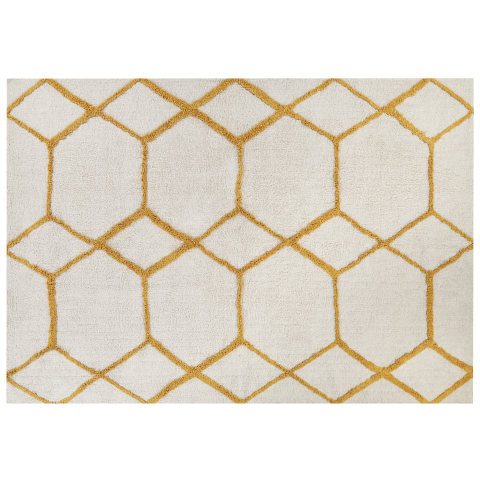 BEYLER rug White 160 x 230 cm Cotton [1]