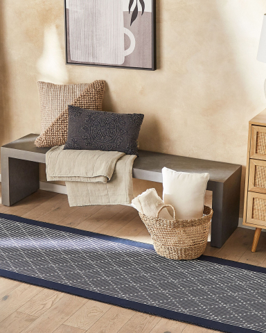 Covoraș lung - CARP CHARVAD Navy Blue 80 x 240 cm