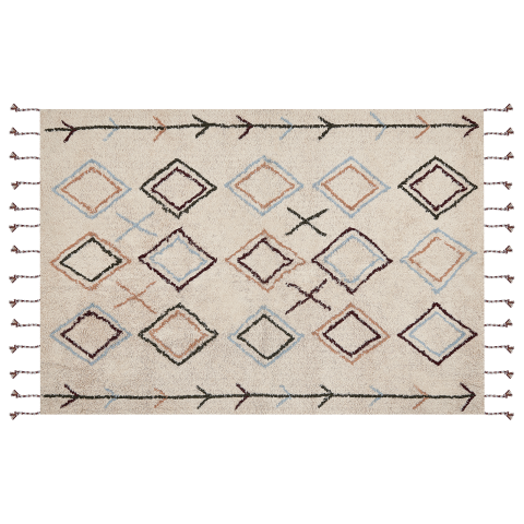 CORUM Rug Beige 160 x 230 cm Cotton [1]