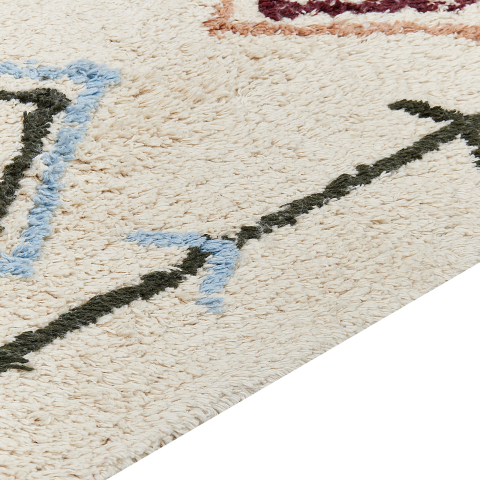 CORUM Rug Beige 160 x 230 cm Cotton [3]