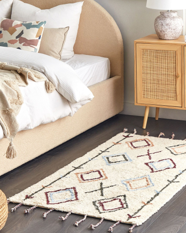 Covor împletit - Corum beige 80 x 150 cm cotton