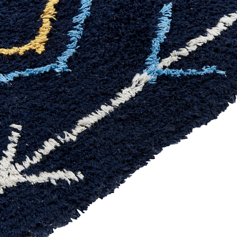 CORUM Rug Black 160 x 230 cm Cotton [5]