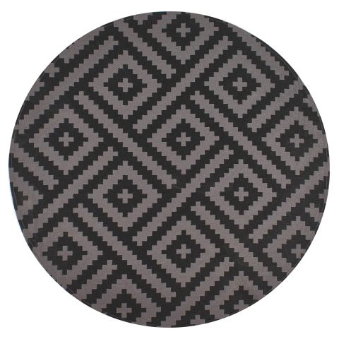 AJMER Outdoor Carpet Black ø 120 cm [3]