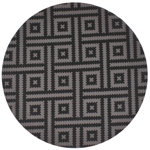 Outdoor rug AJMER Black ø 160 cm [4]