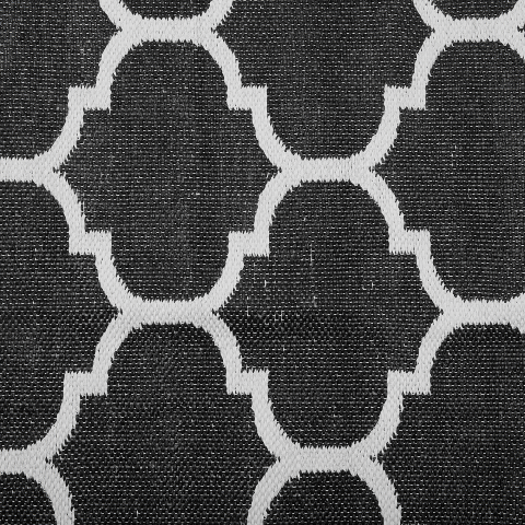 ALADANA Outdoor Rug Black/White 140 x 200 cm Reversible [6]
