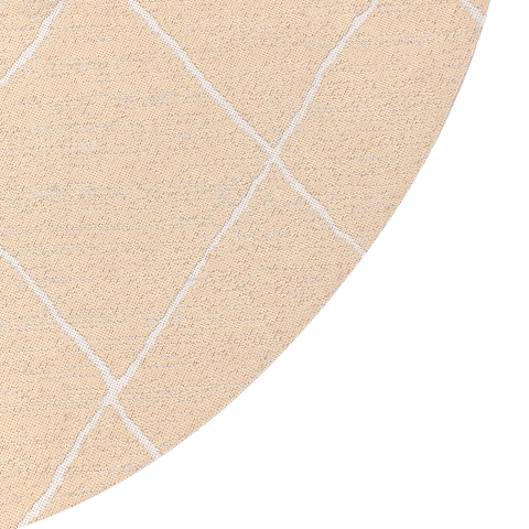 Covor de exterior GWALIOR Bej ø 120 cm [5]