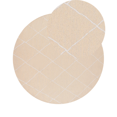 Covor de exterior GWALIOR Bej ø 160 cm [1]