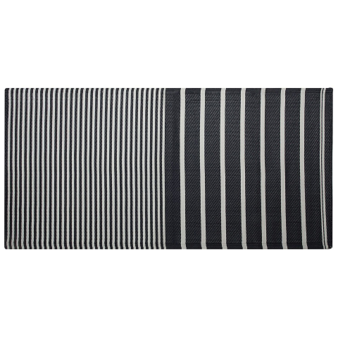 Outdoor rug HALDIA Black 90 x 180 cm [1]