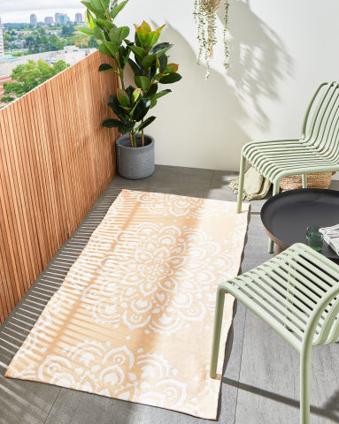 Covor de exterior - Covor de exterior KARWAR Bej 80 x 150 cm