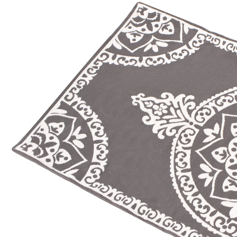 Outdoor rug KOHIMA Grey 80 x 150 cm [4]