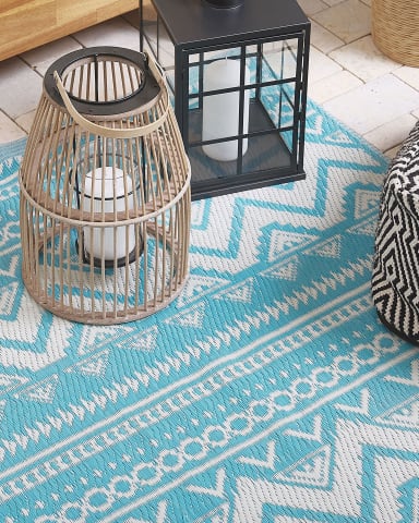 Covor de exterior - Covor de exterior NAGPUR Turcoaz 120 x 180 cm