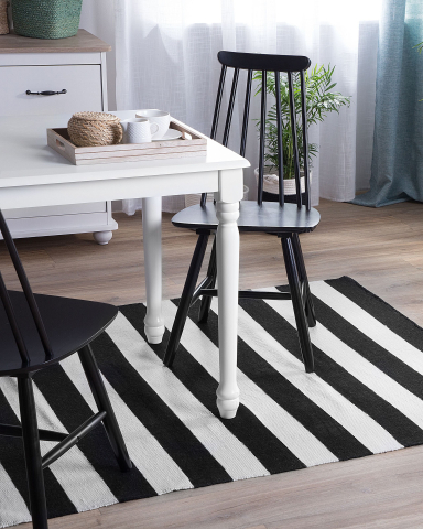 Covor de exterior - Covor de exterior TAVAS Negru/Alb 160 x 230 cm