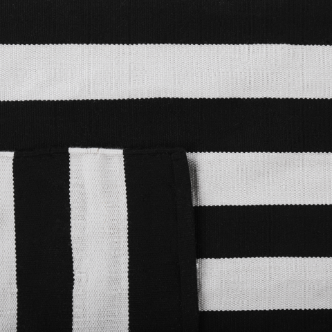 Covor de exterior TAVAS Negru/Alb 80 x 150 cm [3]