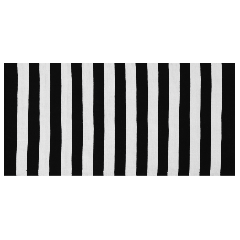 Covor de exterior TAVAS Negru/Alb 80 x 150 cm [1]