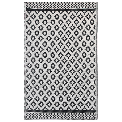 THANE Outdoor Rug Black 120 x 180 cm [1]