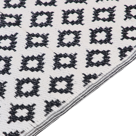 THANE Outdoor Rug Black 120 x 180 cm [3]