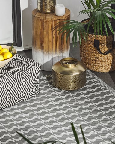 Covor de exterior - Covor de exterior TUMKUR Gri 120 x 180 cm