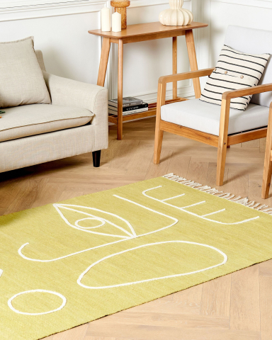 Carpets - YAVU Outdoor Rug Yellow 140 x 200 cm