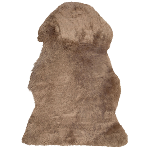 Sheepskin rug ULURU Brown 65 x 110 cm [1]