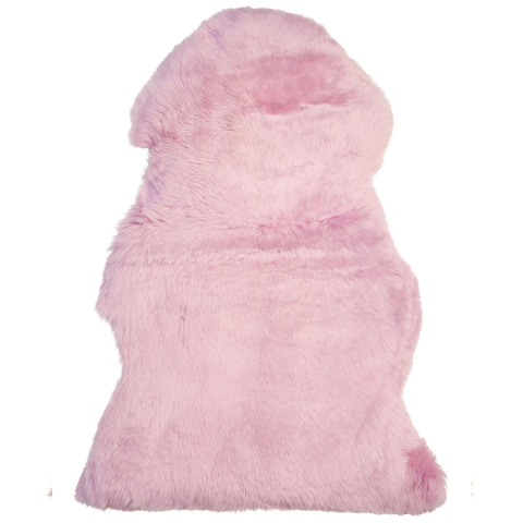 Sheepskin rug ULURU Pink 65 x 110 cm [1]