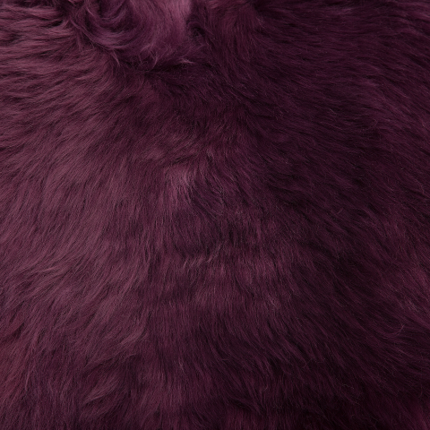ULURU Sheepskin Rug Purple 65 x 110 cm [3]