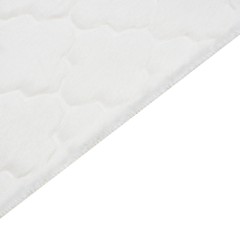 GHARO Faux Fur Rug White 160 x 230 cm [4]