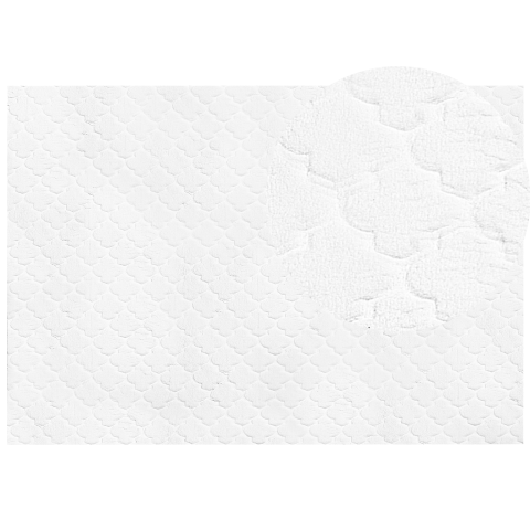 GHARO Faux Fur Rug White 160 x 230 cm [1]